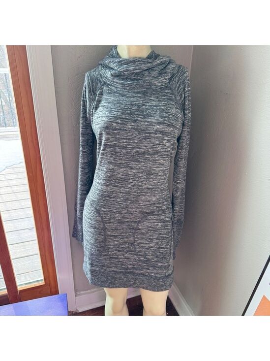 Athleta Dresses & Skirts - Athleta hooded gray casual dress size small nwot
